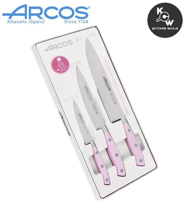 ชุดมีดทำครัว ARCOS PT3342 เช็ต 3 ชิ้น สีชมพู_5